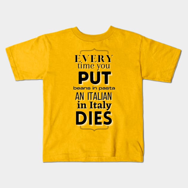 Poor italian Kids T-Shirt by Next Graffics